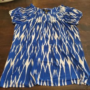Blue/White Work top